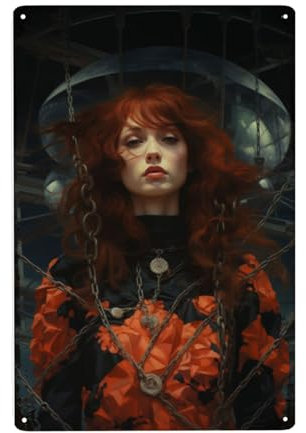 Dekoschild Frau In Gefangenschaft Verwandeln Sie Ihren Raum In Eine Oase Deko Blechschild Personalisierte Bade Wand Dekoration Retro Wanddeko Für Geburtstag Garten Café M