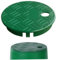 LejeMaek Sprinkler Valve Cover 6inch Thickened Protective Irrigation Valve Box Cover Replacement Minimalist Green Sprinkler Covers for Outside Garden Park Campus Irrigation Valve Box Cover
