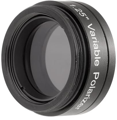 1 25 Pulgadas Filtro Polarizador Variable Para Telescopios Aleación De Aluminio Para Rendimiento En Varias Observaciones