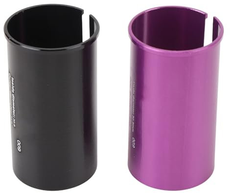 NIZUUONE Fahrradsitze, Reduzieradapter Shim Aluminiumlegierung Sattelpfle -Röhrchen Reduktionshülle für Mountainstraßenzyklus mit Leichtem Design (30.9-31,6 mm)