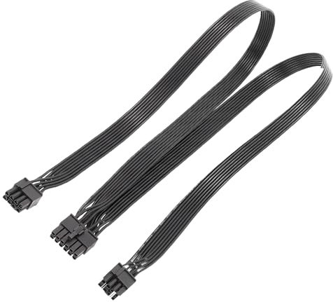 iHaospace PCIE Kabel für Be Quiet, Y Type Parallel Connection PSU 12 Pin Stecker auf Dual GPU PCIe 8 Pin (6+2) Stecker Stromversorgung für be quiet Power Supply