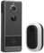 Wireless Video Doorbell Camera, Night Vision, 120° Wide Angle, IP67 Weather Proof, HiFi Microphone, 2.4G WiFi APP Remote Monitoring, 4000mAh Battery for Home Security