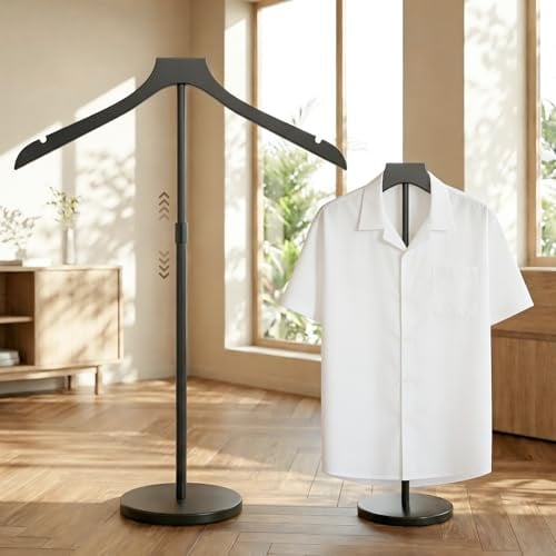 2 Pack Mannequin Torso, 20-34 Inch Adjustable Shirt Display Stand, Black