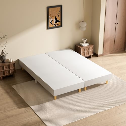 DEWINNER Sommier Tapissier Lit Double Robust 90x200x2 cm,180x200