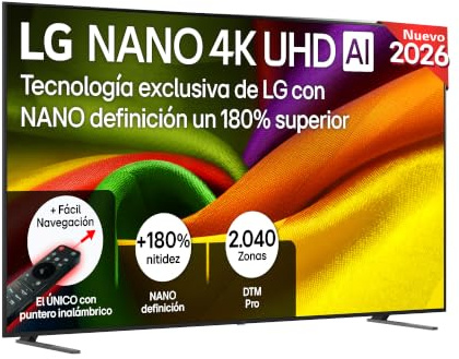 LG 98NU900B6LB - Smart TV Nano 4K UHD AI NU90 98 pouces 4K 2026