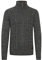 Solid SDPankraz Herren Strickpullover Troyer Grobstrick Pullover mit Zopfstrickmuster Reißverschluss 100% Baumwolle Regular fit, Größe:M, Farbe:Dark Grey (2890)