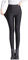 Pluto & Fox Thermo-Leggings für Damen, weich, glänzend, Größe L, ohne Fleece, wählbar, elegant, super elastisch, Größe L-4XL, Schwarz L