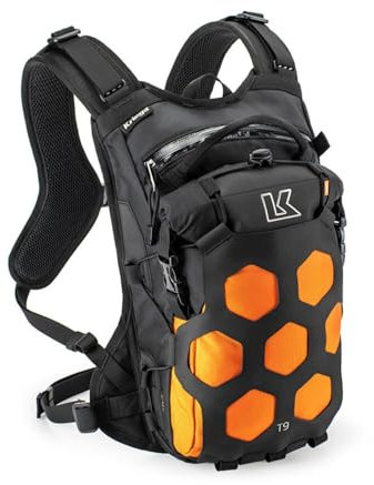 Kriega Trail 9 Motorrad Rucksack, orange