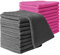 NatureMark Gästetücher – 20er Pack (30x50 cm), 100% Baumwolle, Oeko-TEX Zertifiziert, weich, saugfähig und pflegeleicht – Für Bad, Gäste & Spa – Pink/Anthrazit