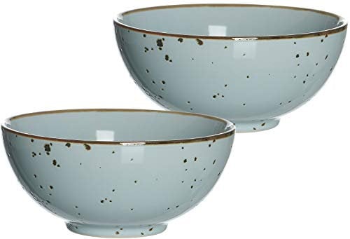 Ritzenhoff & Breker Schalen-Set Buddha-Bowls Xico, 2-teilig, je 950 ml, Hellblau, Keramik