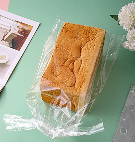 Lesibag Micro Perforated Bread Bags - Keep Bread Fresh – Plastic Storage Bags 24cm x 50cm (100 Pack)