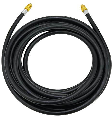 Manguera de soldadura de gas inerte de 30 pies, manguera de soldadura de regulador de gas de argón, TIG MIG, 5/8 accesorios UNF-18RH