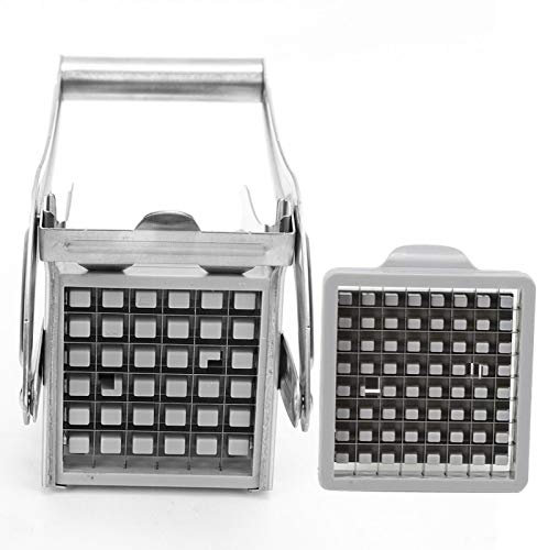 Pommes Frites-Ausstecher aus Edelstahl, Pommes Frites Schneider, mit 12mm und 9mm Klingen, Anti-Rutsch-Technologie, Gemüseschneider, Zubehör für Fritteusen.