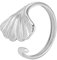 TEAMER Fingerringe aus Edelstahl, Ginkgoblatt, verstellbar, böhmischer Ring, Muttertagsschmuck für Damen, Edelstahl, Silber, Unnow