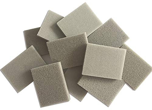 1 Stück 500-600 Körnungen Schleifschwamm, Schleifblöcke mit nassen und trockenen feinen doppelseitigen Schleifpads