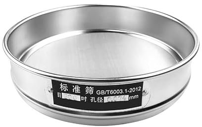 Akatsukiqi Multi-Purpose Stainless Steel Sieve Sifting Strainer Mesh Drum- 20cm - Ideal For Food Preparation, Cooking & Baking. (Color : 120 Mesh 0.125mm)