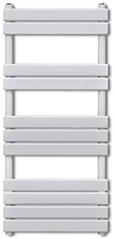 Canditree Bathroom Flat Panel Heated Towel Rail Wall Mounted Radiator Rad Towel Warmer Central Heating (600 x 1200 mm)