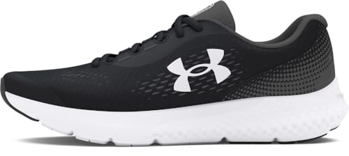 Under Armour UA BGS Charged Rogue 4 Sneaker, Schwarz/Castlerock/Weiß, Größe 39, Schwarz Castlerock Weiß, 38.5 EU