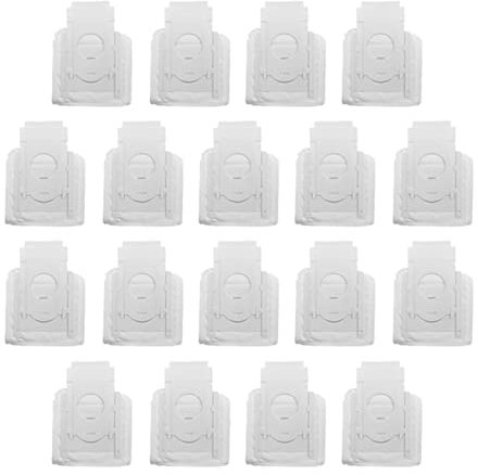 ORCOW Sacchetti Filtro Antipolvere for aspirapolvere compatibili con Samsung VCA-ADB90 Sacchetti Antipolvere compatibili con aspirapolvere Serie Jet Clean Station Base (Color : White)