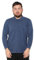 UrbanFit Men's Long Sleeve Pique Polo (2335) (XL, Petroleum Blue)