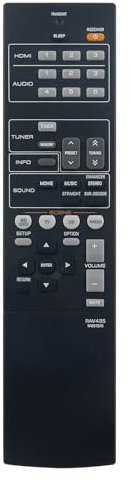 AULCMEET RAV435 WW51070 Mando a Distancia Reemplazo para Yamaha Audio System HTR-2064 HTR2064 YHT-196 YHT196 RAV435-WW51070