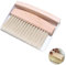 SVUPUE Small Dustpan and Brush Set, Mini Dustpan and Brush, Nylon Bristles, for Home, Office and School, White