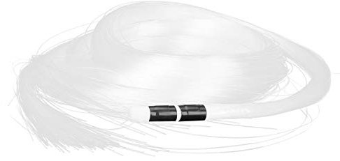 Kuuleyn Fibra óptica, 200PCS Cable De Fibra óptica De 3 Metros Fibra óptica Brillante De Plástico PMMA para Decoración De Techo De Techo De Cielo Estrellado