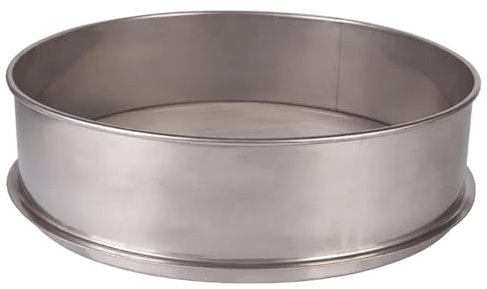 Setaccio in acciaio inox per macchina vibrante elettrica Facoltativo Setaccio per alimenti a maglia opzionale per setaccio per alimenti a rete con setaccio a rete opzionale, diametro 30 cm, altezza 10