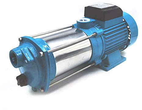 Mehrstufige Kreiselpumpe 4000L/H 1300/2200/2500W 2850U/min, 9.8 Bar Gartenpumpe Wasserpumpe Jetpumpe Druckverstärker für Hauswasserwerke, Haus und Garten, Wasserversorgung (2200, Watt)