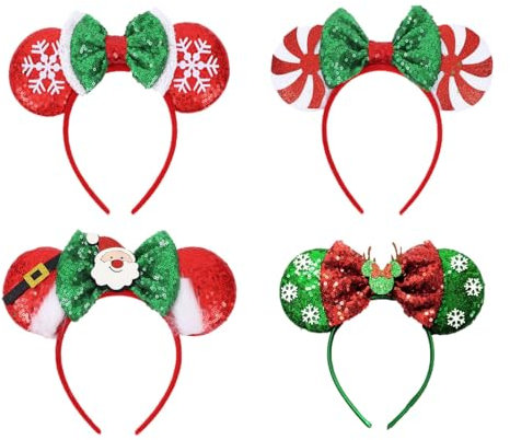 XINXIYAN Serre-tête avec oreilles de souris pour femme - Décoration de fête