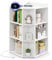 GOPLUS 3-stöckiges Eck-Bücherregal mit 9 Fächern, Eckregal mit Ladestation, Aufbewahrungsregal mit Kabelführungsloch, Bücherschrank für Wohnzimmer, Büro & Kinderzimmer (Weiß)