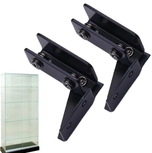 Türscharniere für Glasschränke – verstellbare Scharniere für Glastüren | Scharniere für Schranktüren mit gedämpftem Verschluss | Türscharnier für Weinvitrinen, Scharniere