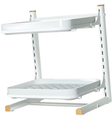 Fonowx Porte-essuie-tout de Cuisine, Porte-essuie-tout sous Armoire, Organisateur de Rangement Décoratif Suspendu En Fer, Porte-essuie-tout, Blanc