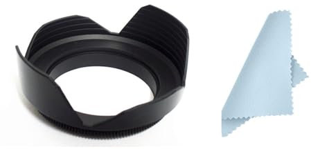 TH1000XUE Paraluce a Fiore di Tulipano e Anello Adattatore for Obiettivo for Nikon for coolpix B700 B600 P610 P600 P530 P520 P510 Fotocamera Digitale(P610)