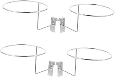 Zerodeko Robusto Portacappelli in Metallo Con 4 Ganci Espositore Per Cappelli Da Basket Pallavolo E Calcio