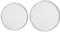 iplusmile 2 Pezzi Rete Teglie Per Pizza Teglia Per Pizza Con Fori Pentole Per Forno Silver Lega Di Alluminio