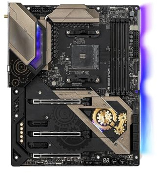 WLTDYZZLDN Scheda Madre Fit for ASROCK B550 Taichi AMD B550 Chipset ATX for (AMD AM4) Ryzen 5800X3D 5600X DDR4 PCIe 4.0 M.2 NVMe + WiFi 6E + Bluetooth 5.2 Motherboard