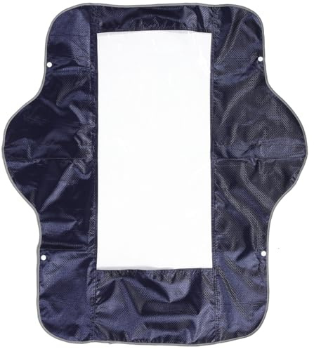 Schutzhülle für Elektromobil, Faltbar, Leicht, für Innen Außen | Oxfordstoff und Pvc, Navy, Schützt vor Sonne, Regen, Wind, Schnee, Eis