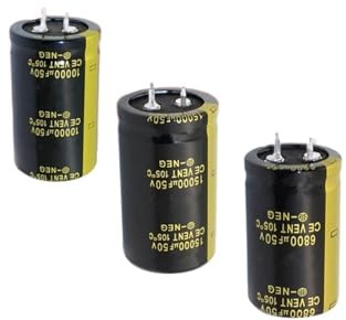 2Pcs 50V 4700UF 6800UF 10000UF 15000UF 22000UF Audio Elektrolytkondensator for Hifi Verstärker hohe Frequenz Niedrigen(50V6800UF 25x40)