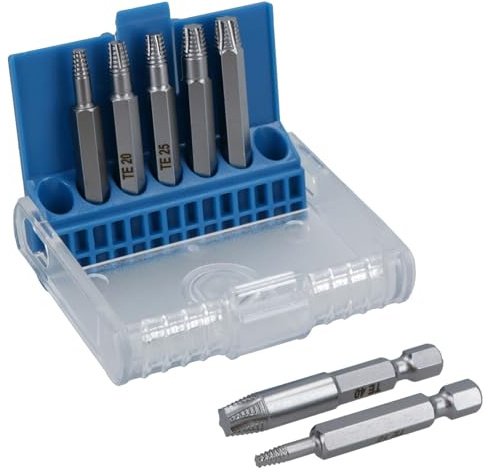 Suppression de l'extracteur pour vis Torx Set rouillé Raccords arrondis Bits T10 - T40 LSR22