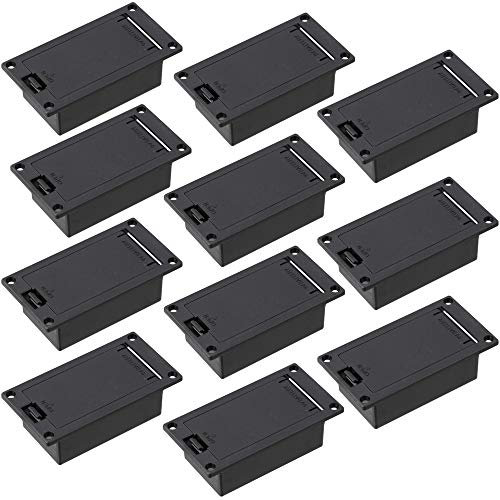 lyws 5 x 9 V Akku Cover Case Schutzhülle Box Halter für aktive Gitarre Bass Pickup