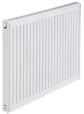 Mystatic COMPACT SINGLE WHITE RADIATOR 600mm x 500mm FOR STATIC CARAVAN PLUMBING HEATING