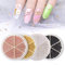 GZMAYUEN 3D Mini Nagel Kaviar Gold Silber Roségold Schwarz 4Pcs Mikroperlen Nailart Gemischte Größe Micro Kaviar Perlen Nagelkaviar Nagel Art Dekor
