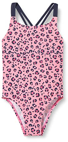 Playshoes UV-Schutz Badeanzug Mädchen Schwimmanzug Badebekleidung, pink Leo, 158/164