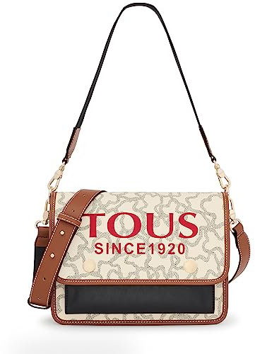 Tous Bandolera M. Audree K Icon Multi-Beige, Bolso Mujer, Mediano