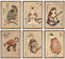 Wandkunstdrucke mit japanischen Samurai-Katzen, japanisches Bushido-Dekor, Kung-Fu-Gemälde, Tattoo, lustiges Fantasie-Fotobild, Leinwand, Poster, Gemälde für Wohnzimmer, Druck, Schlafzimmer,