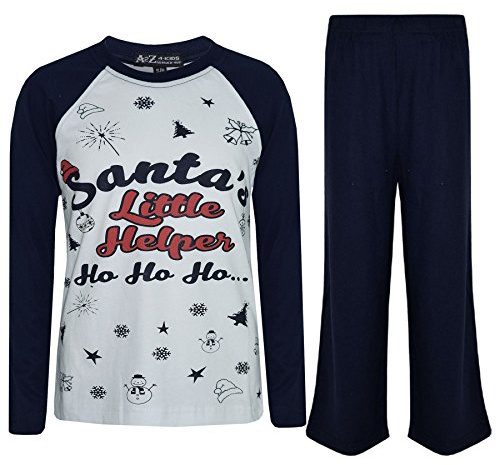 A2Z 4 Kids Girls Boys PJ's YA Filthy Printed Christmas Pyjamas - PJS Santa. Navy 11-12.1