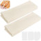 VEPEPE 2 Pièces Toile de Lin pour la Cuisson du Pain, Tissu de Boulanger avec 3 Grattoir à Pâte, Naturel Fermentée de Boulangers,Toile de Lin Boulangerie, Kit Tissu Lin pour Fermentation de la Pâte