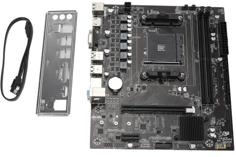 Gaming Motherboard, DDR4 A320 M ATX Gaming Motherboard mit M.2 Steckplatz, PC Motherboard für A320 M ATX (SATA 3.0, USB 3.0, M.2, PCIe)