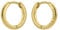 Ted Baker Crisele Logo Hoop Earrings (14mm) For Women (Gold)